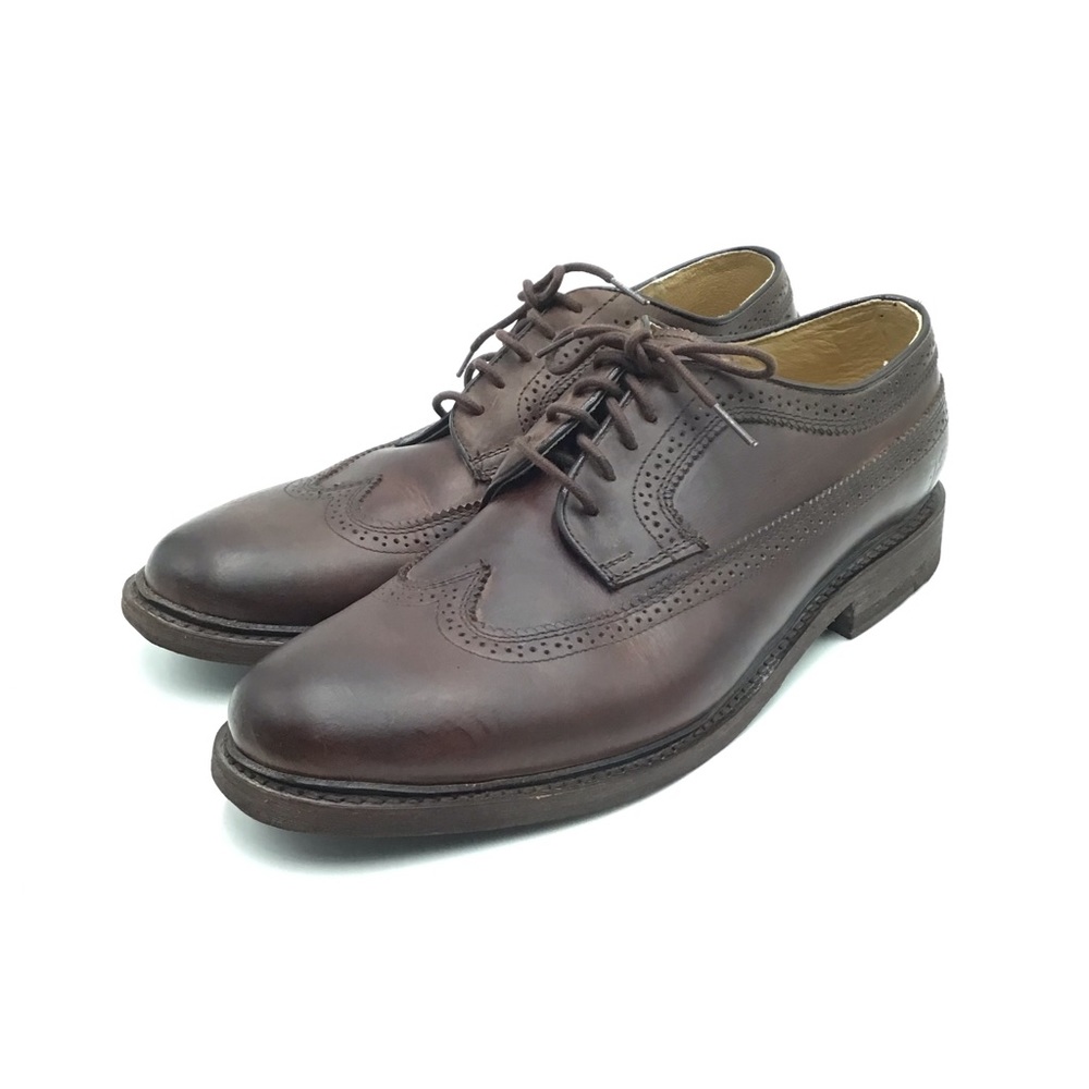 🔴SOLD🔴Frye brown leather brogue wing tip oxford women 10B - Picture 2 of 10